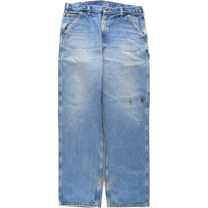Carhartt ORIGINAL FIT denim painter pants, men's size W35 (approx.) cotton blue type Vintage Second Hand