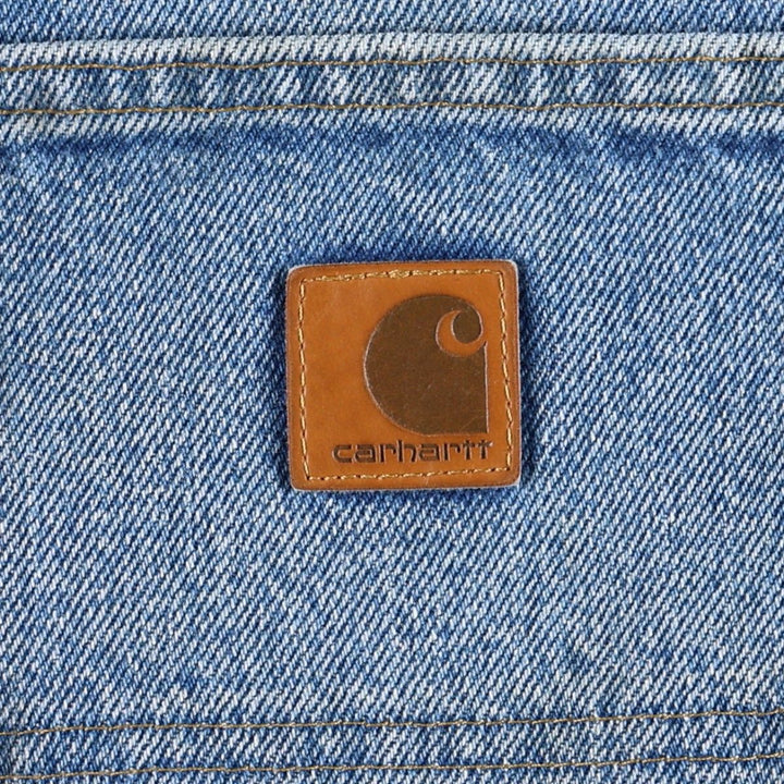 Carhartt ORIGINAL FIT denim painter pants, men's size W35 (approx.) cotton blue type Vintage Second Hand