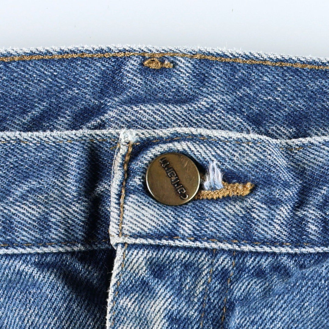Carhartt ORIGINAL FIT denim painter pants, men's size W35 (approx.) cotton blue type Vintage Second Hand
