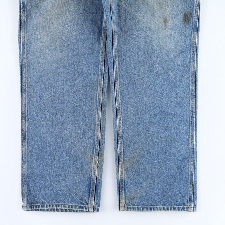 Carhartt ORIGINAL FIT denim painter pants, men's size W35 (approx.) cotton blue type Vintage Second Hand