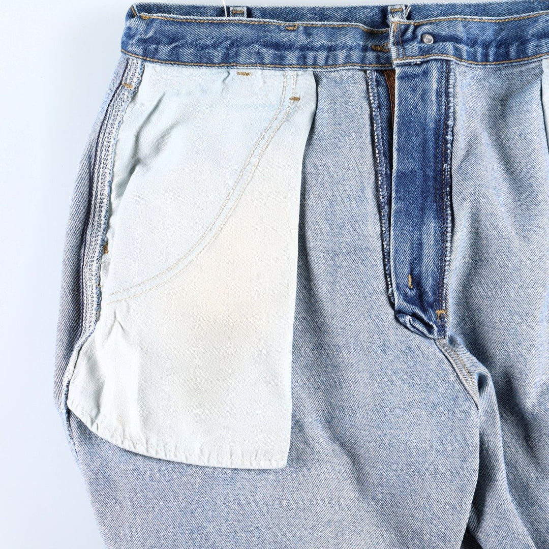 Carhartt ORIGINAL FIT denim painter pants, men's size W35 (approx.) cotton blue type Vintage Second Hand