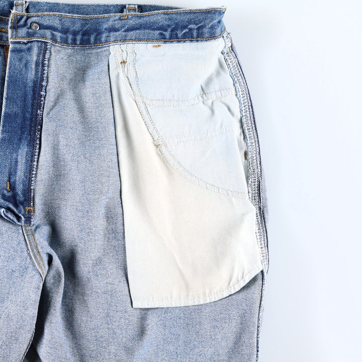Carhartt ORIGINAL FIT denim painter pants, men's size W35 (approx.) cotton blue type Vintage Second Hand