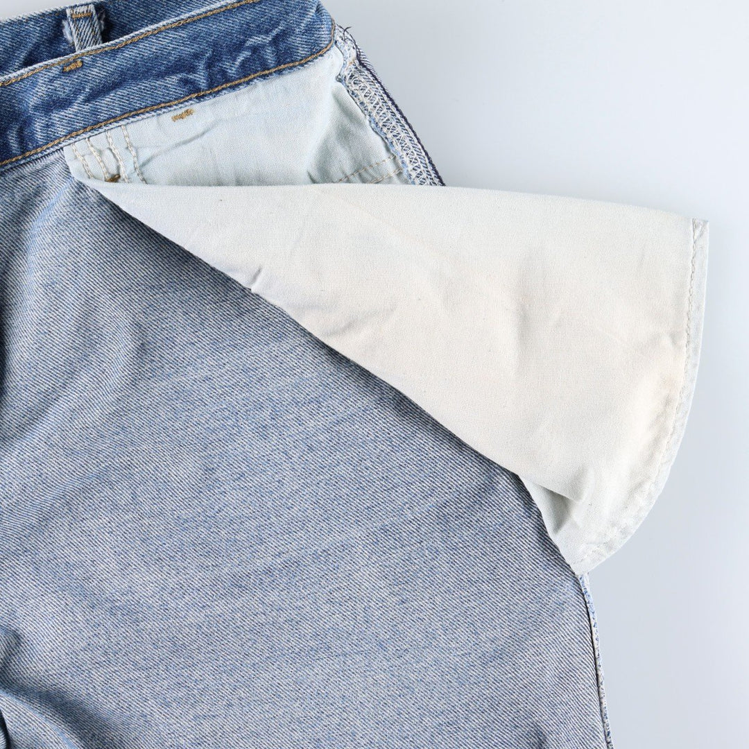 Carhartt ORIGINAL FIT denim painter pants, men's size W35 (approx.) cotton blue type Vintage Second Hand
