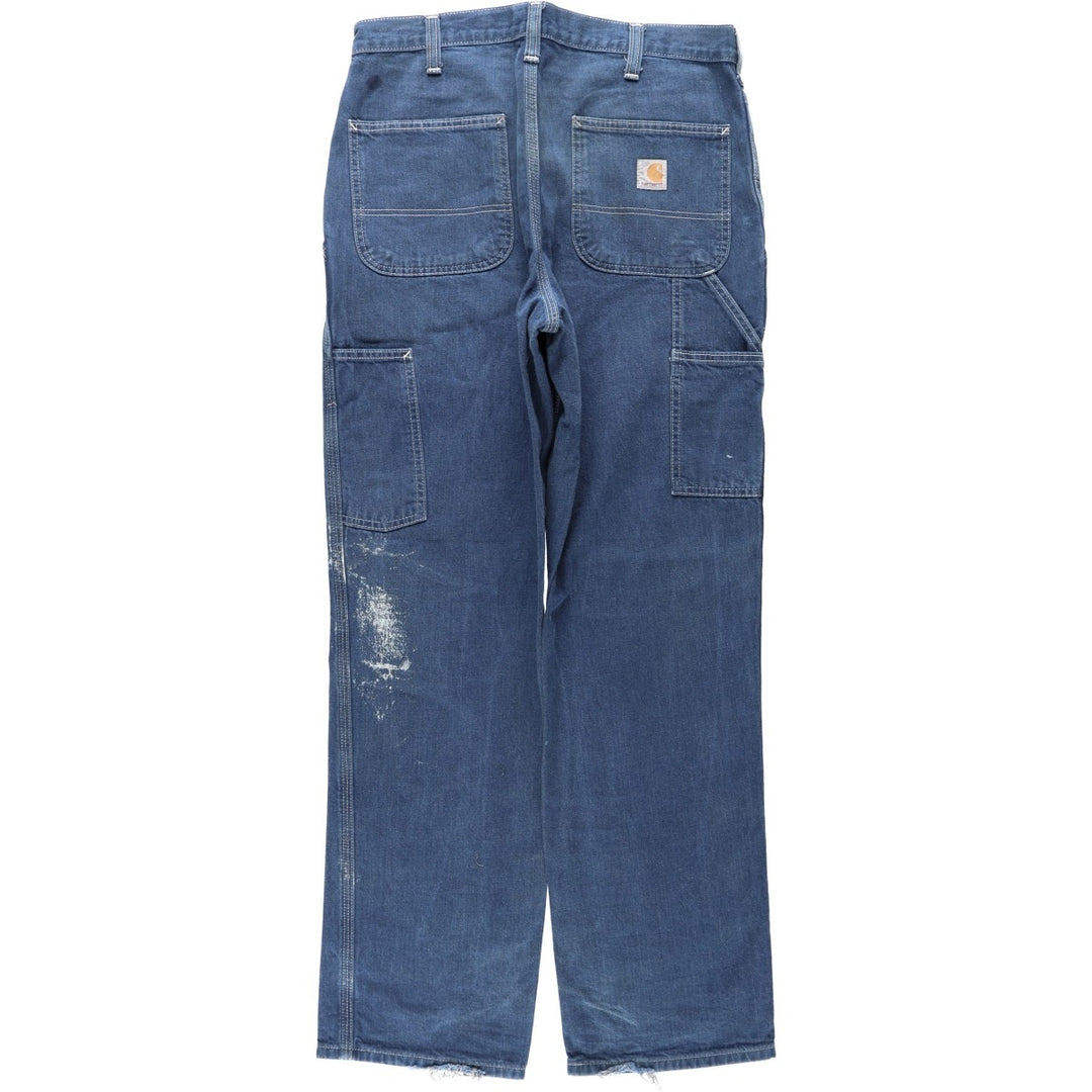 Carhartt Dungaree Fit Denim Painter Pants, Men's, W34 equivalent cotton blue type Vintage Second Hand