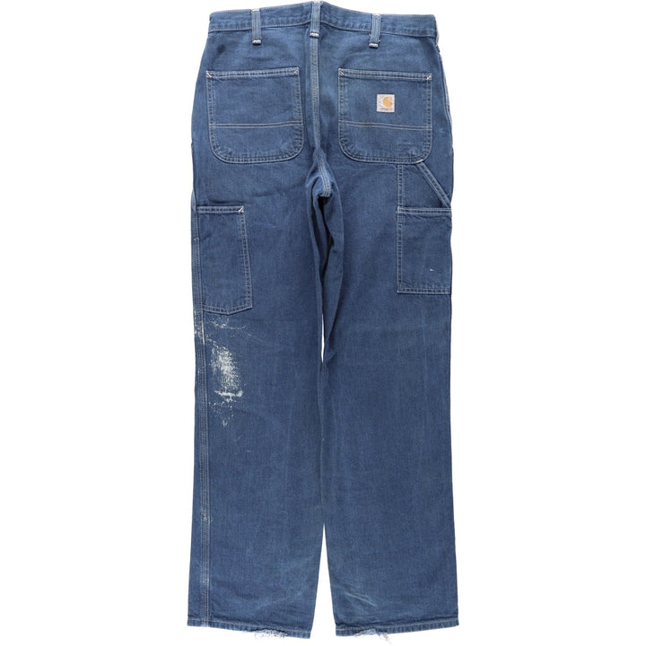 Carhartt Dungaree Fit Denim Painter Pants, Men's, W34 equivalent cotton blue type Vintage Second Hand