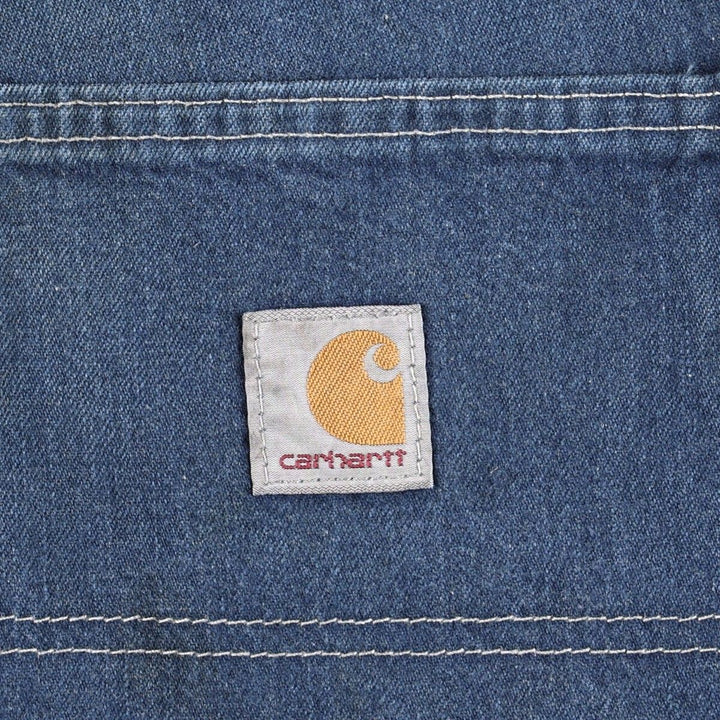 Carhartt Dungaree Fit Denim Painter Pants, Men's, W34 equivalent cotton blue type Vintage Second Hand