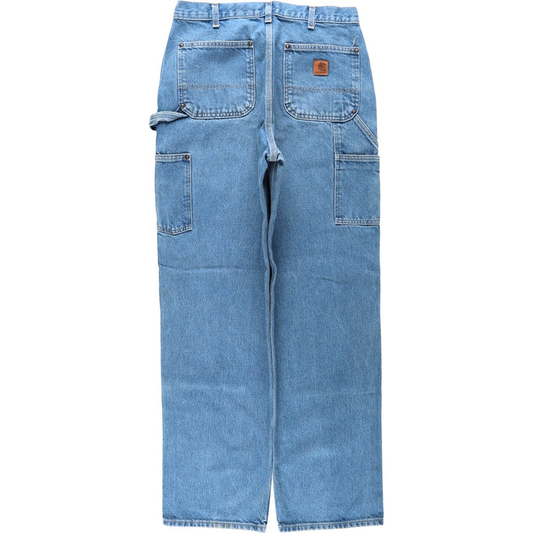 Carhartt Loose Original Fit Double Knee Denim Painter Pants, Men's W33 (approx.) cotton blue type Vintage Second Hand