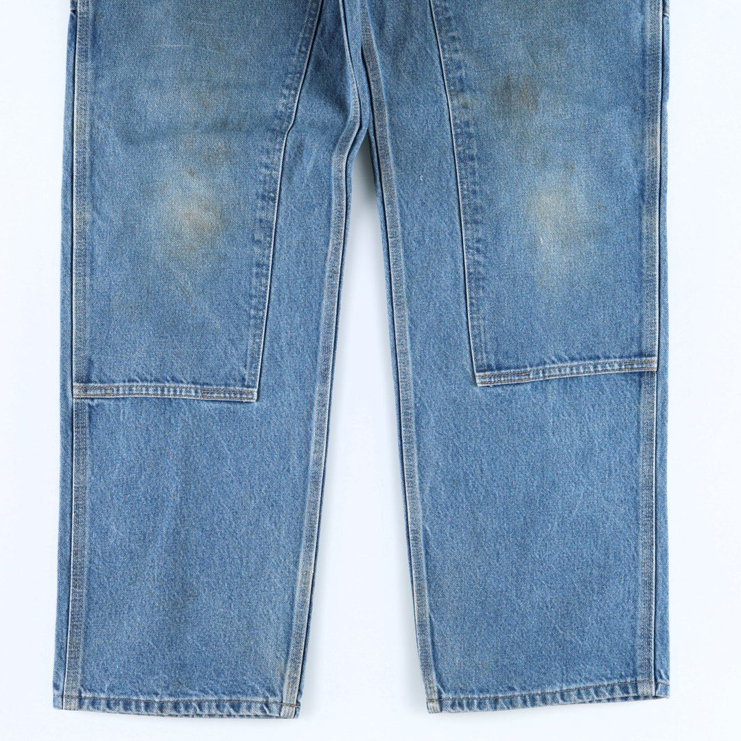 Carhartt Loose Original Fit Double Knee Denim Painter Pants, Men's W33 (approx.) cotton blue type Vintage Second Hand