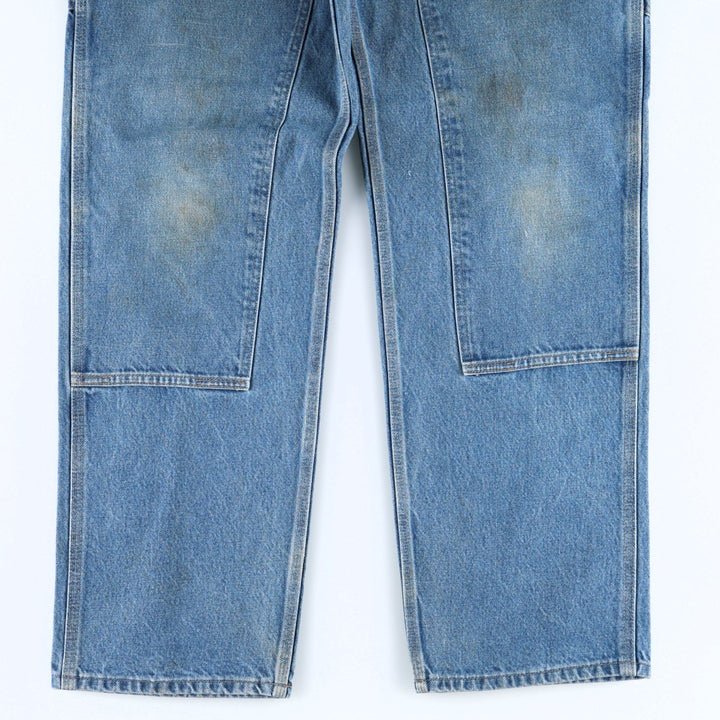 Carhartt Loose Original Fit Double Knee Denim Painter Pants, Men's W33 (approx.) cotton blue type Vintage Second Hand
