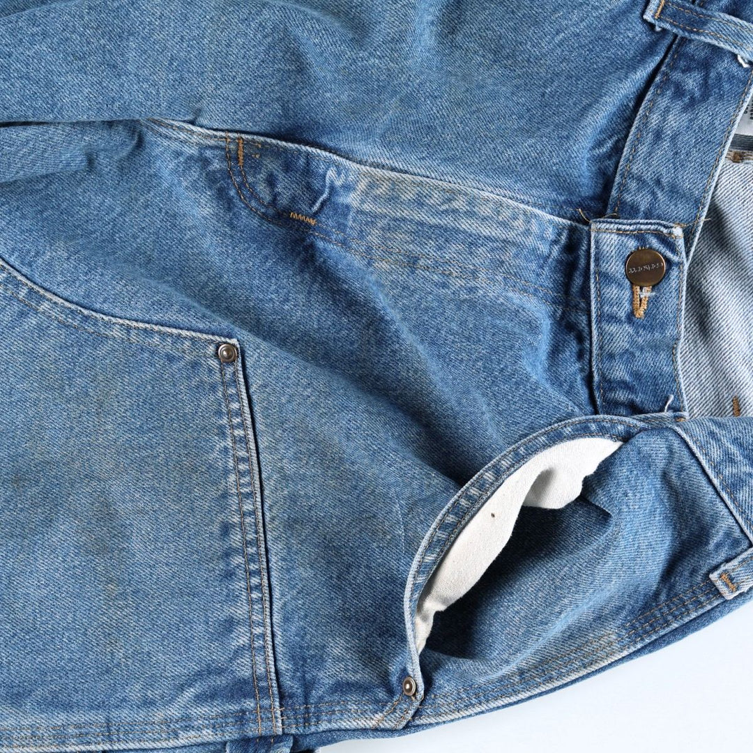 Carhartt Loose Original Fit Double Knee Denim Painter Pants, Men's W33 (approx.) cotton blue type Vintage Second Hand