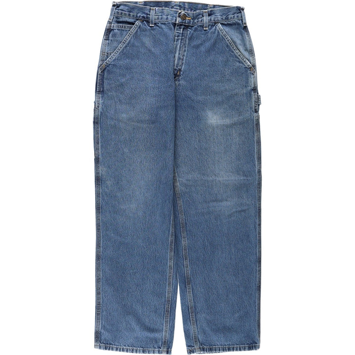 Carhartt Original Dungaree Fit Denim Painter Pants, Men's, Size W32 cotton blue type Vintage Second Hand