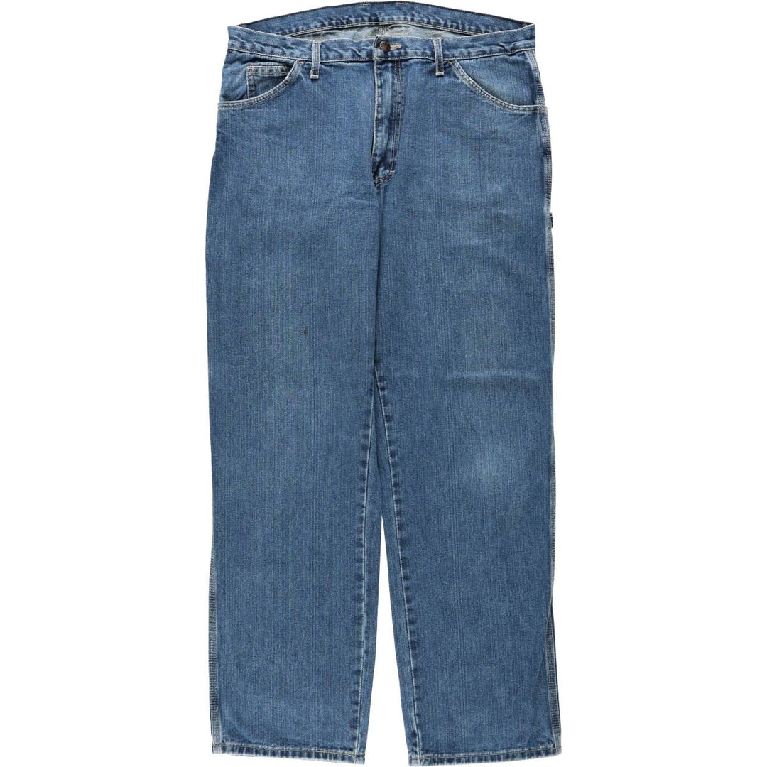Dickies denim painter pants for men, equivalent to w36 cotton blue type Vintage Second Hand