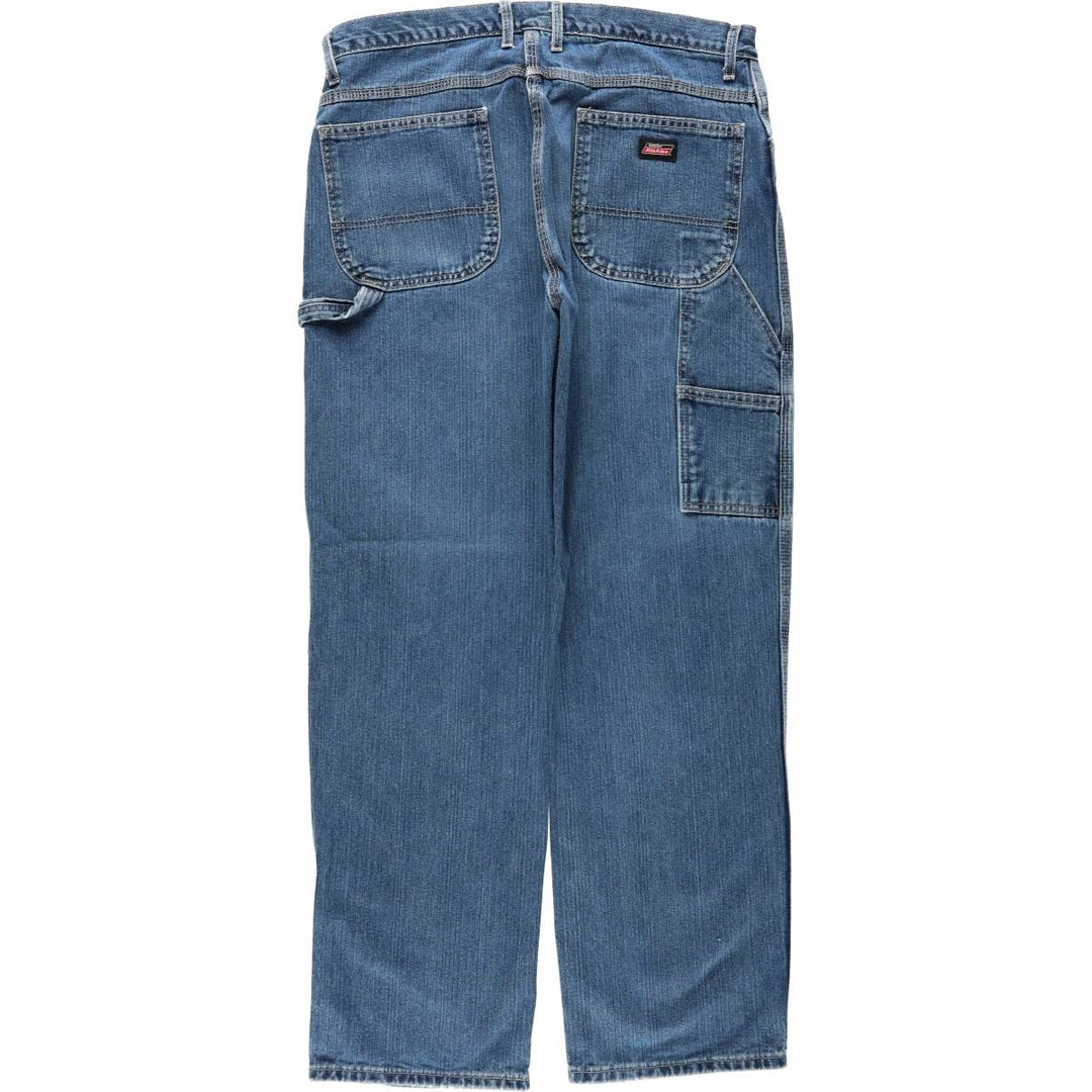 Dickies denim painter pants for men, equivalent to w36 cotton blue type Vintage Second Hand