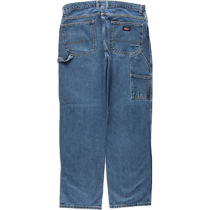 Dickies denim painter pants for men, equivalent to w36 cotton blue type Vintage Second Hand