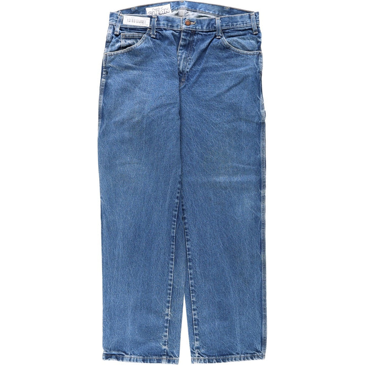 Dickies plain denim painter pants, men's size W35 (approx.) cotton blue type Vintage Second Hand