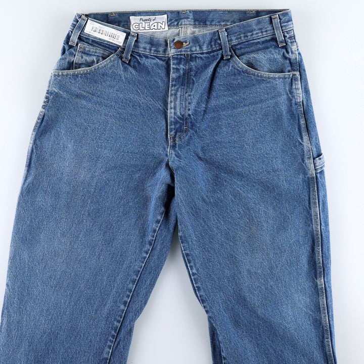 Dickies plain denim painter pants, men's size W35 (approx.) cotton blue type Vintage Second Hand