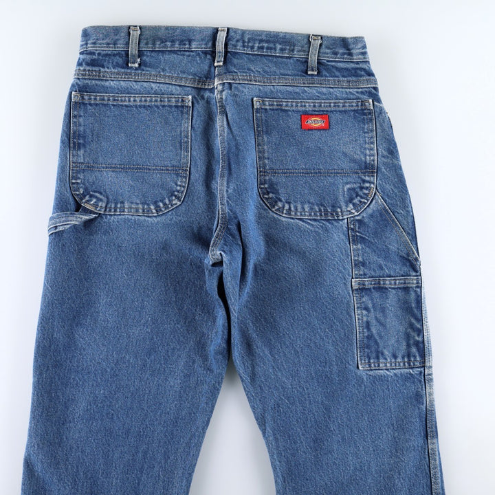 Dickies plain denim painter pants, men's size W35 (approx.) cotton blue type Vintage Second Hand