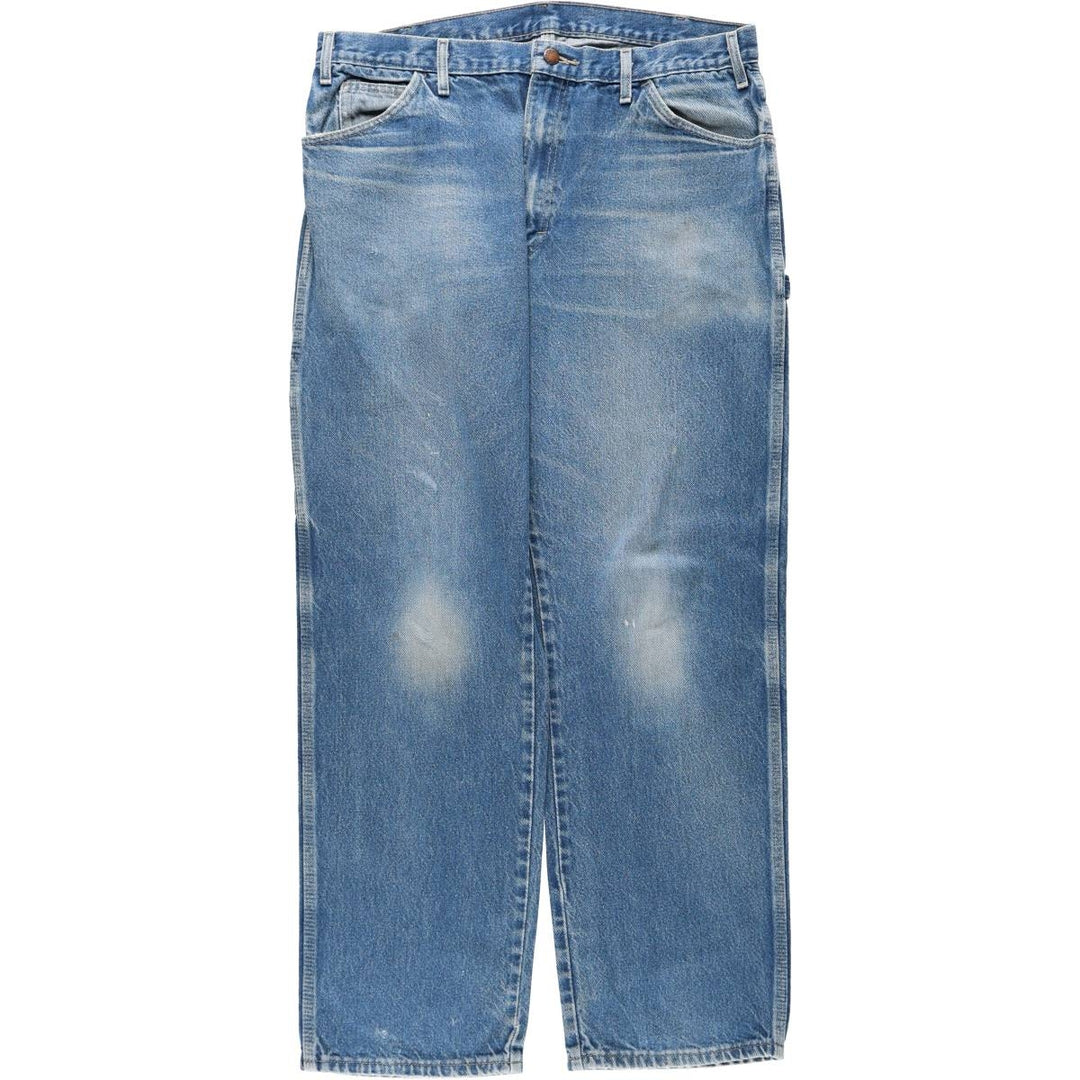 Dickies denim painter pants for men, equivalent to w36 cotton blue type Vintage Second Hand