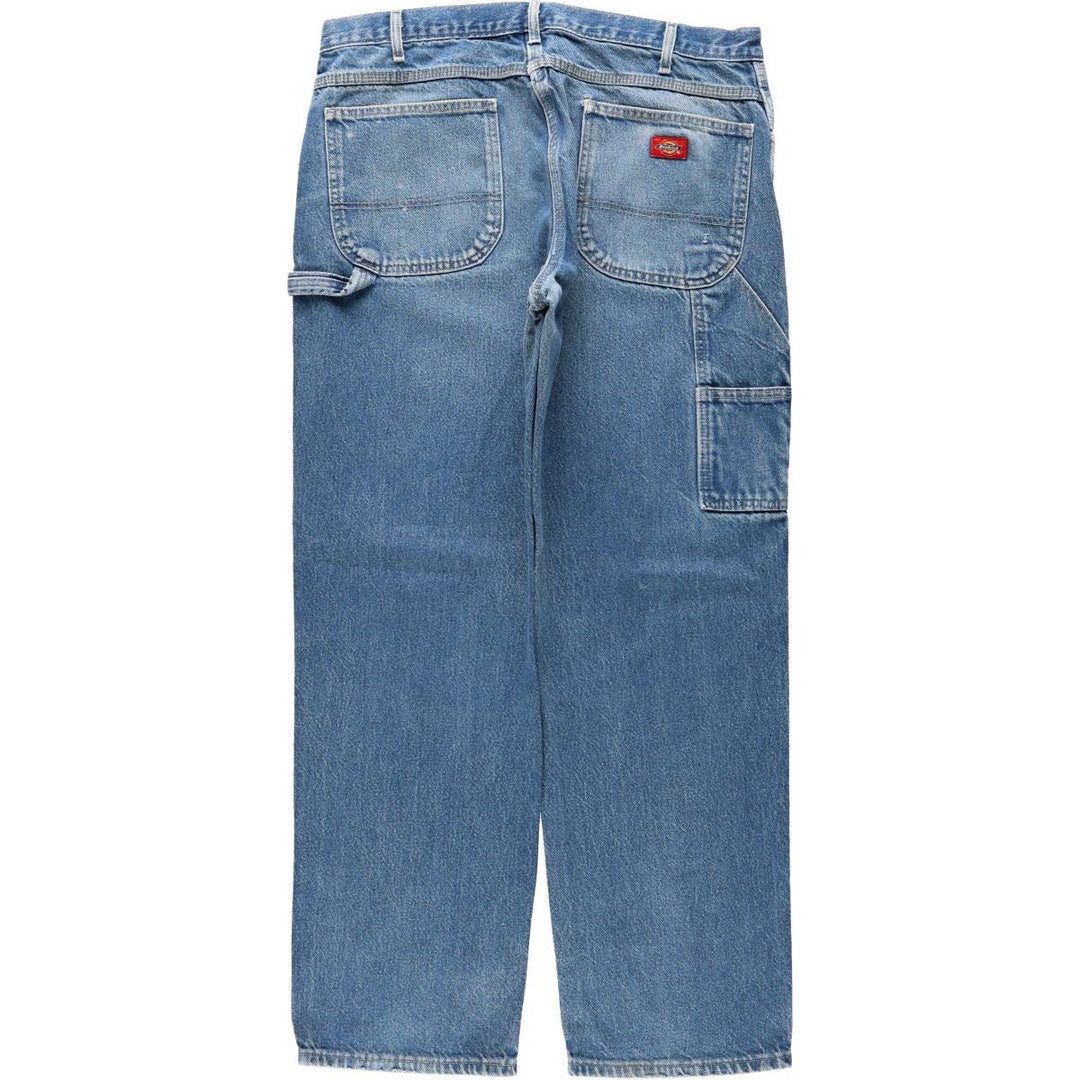 Dickies denim painter pants for men, equivalent to w36 cotton blue type Vintage Second Hand