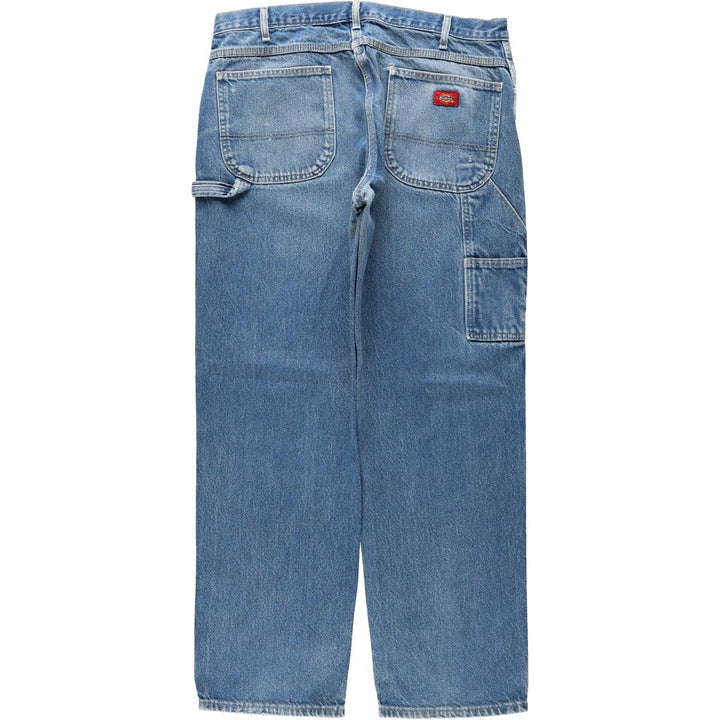 Dickies denim painter pants for men, equivalent to w36 cotton blue type Vintage Second Hand
