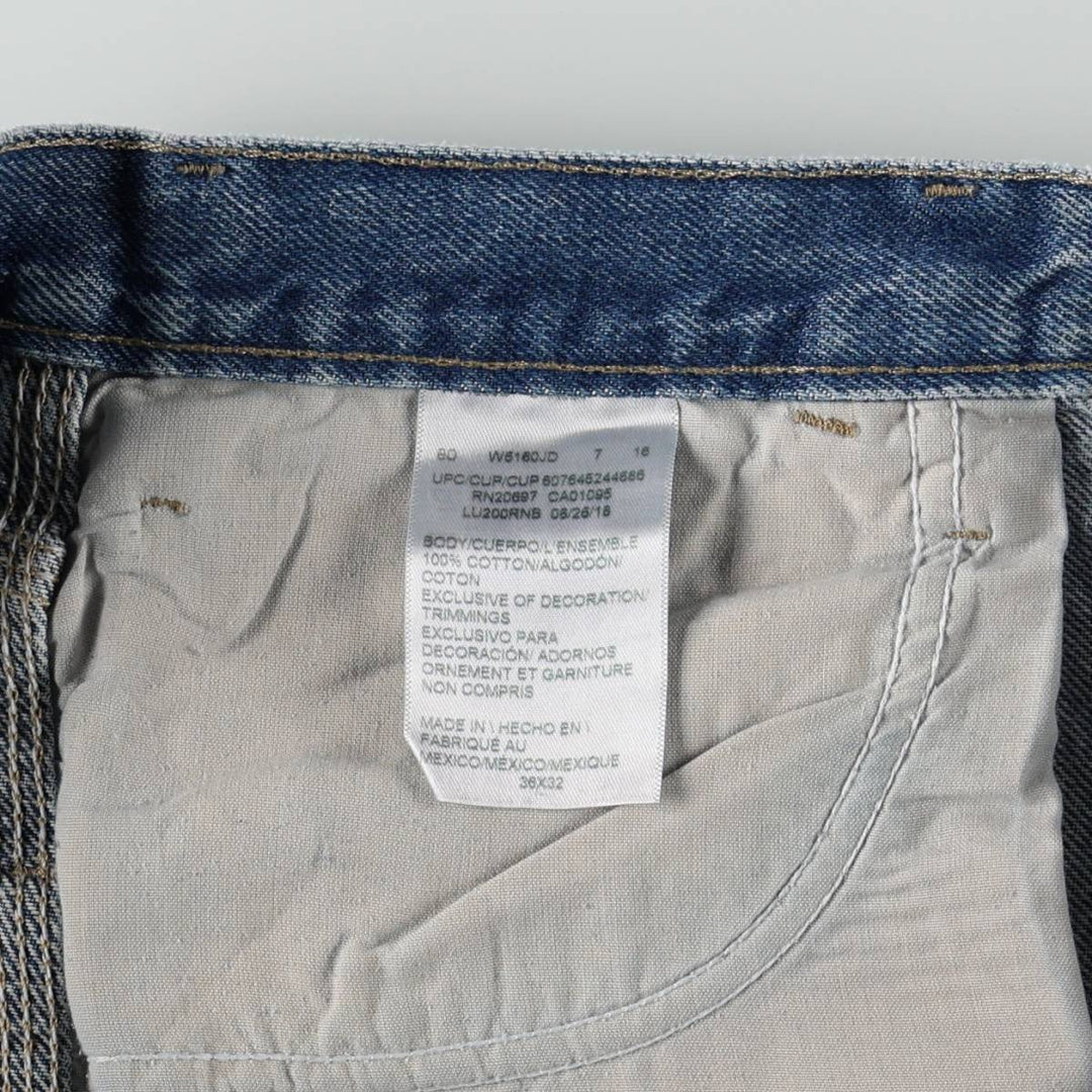 Dickies denim painter pants for men, equivalent to w36 cotton blue type Vintage Second Hand