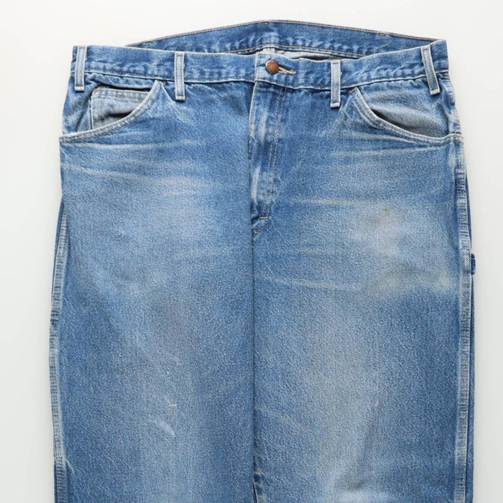Dickies denim painter pants for men, equivalent to w36 cotton blue type Vintage Second Hand