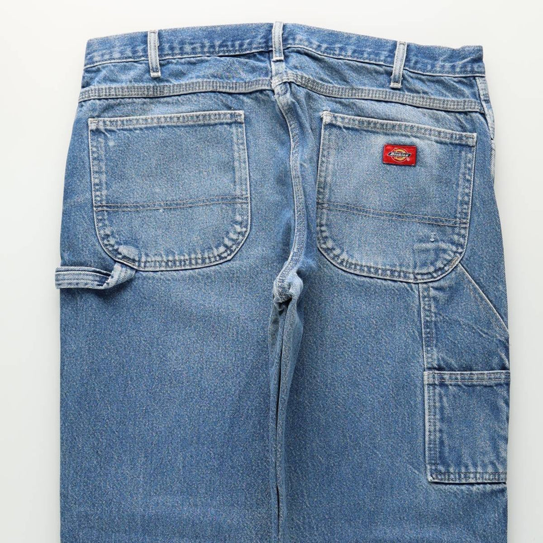 Dickies denim painter pants for men, equivalent to w36 cotton blue type Vintage Second Hand
