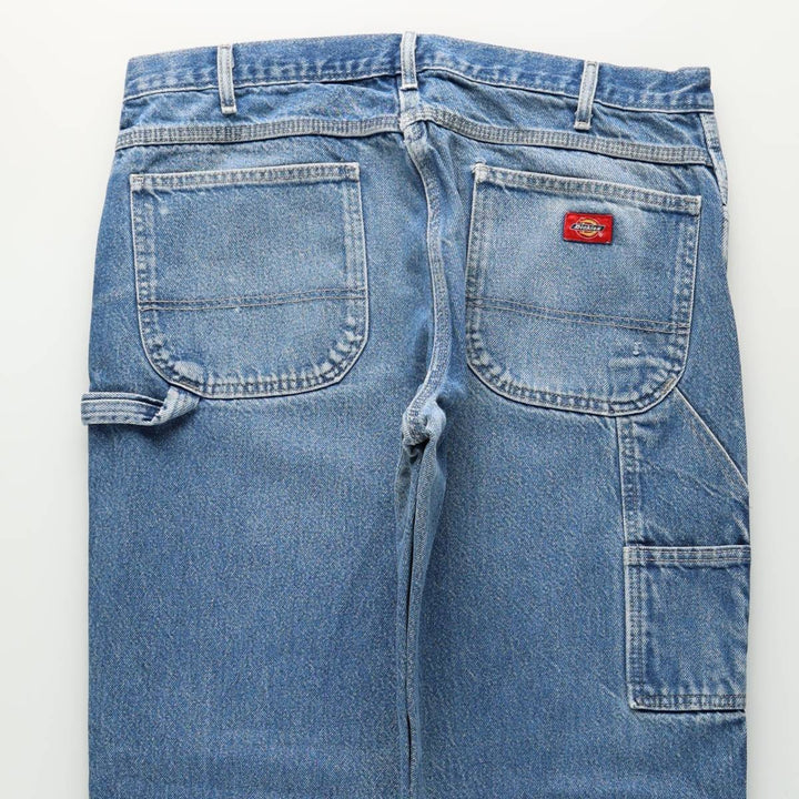 Dickies denim painter pants for men, equivalent to w36 cotton blue type Vintage Second Hand