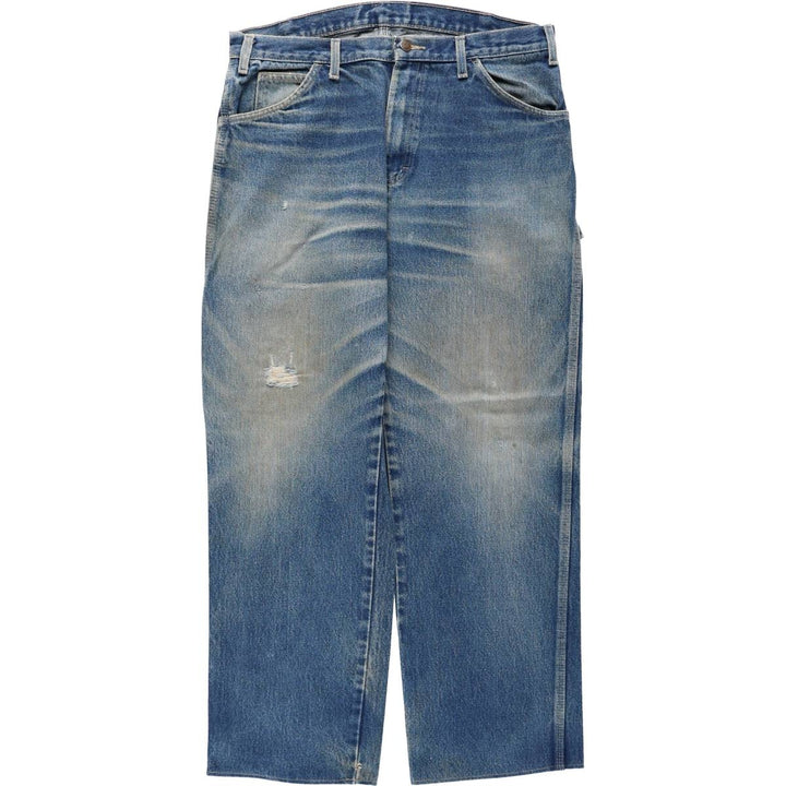 Dickies Relaxed Fit Denim Painter Pants, Men's W35 (approx.) cotton blue type Vintage Second Hand