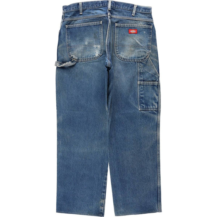 Dickies Relaxed Fit Denim Painter Pants, Men's W35 (approx.) cotton blue type Vintage Second Hand