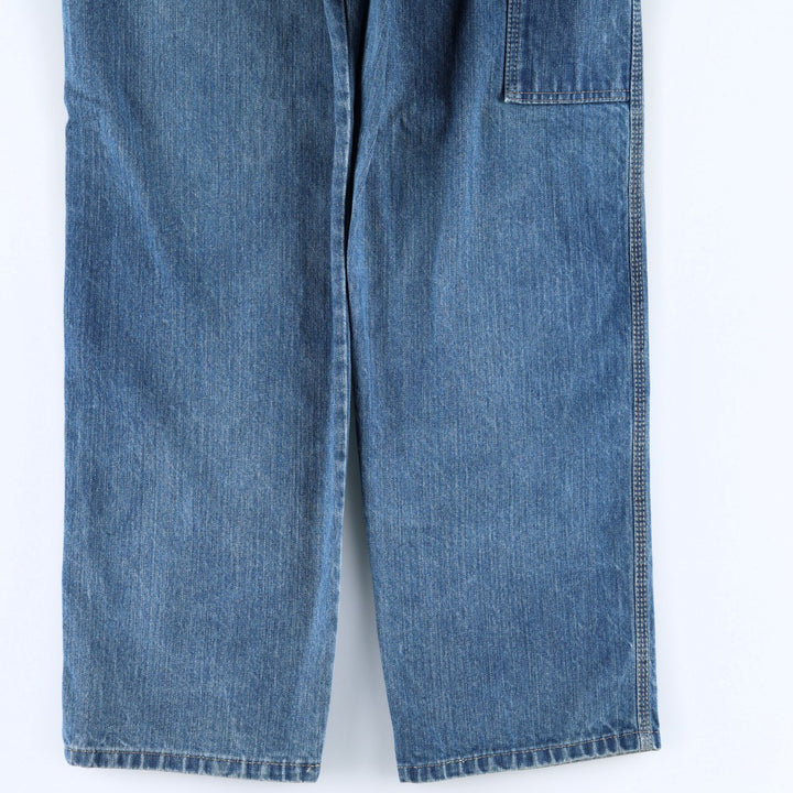 Dickies denim painter pants for men, equivalent to W34 cotton blue type Vintage Second Hand