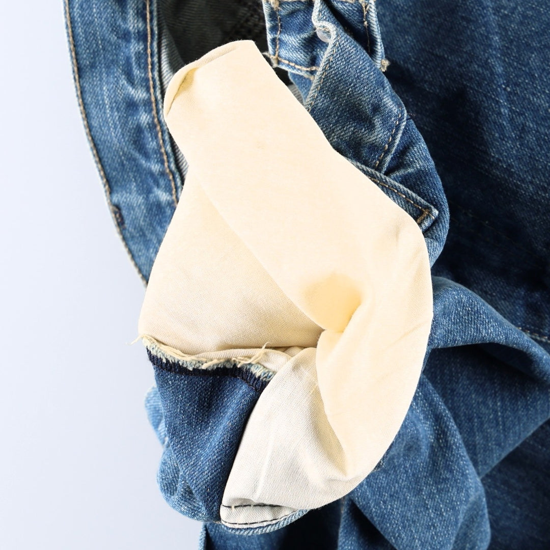 Dickies denim painter pants for men, equivalent to W34 cotton blue type Vintage Second Hand