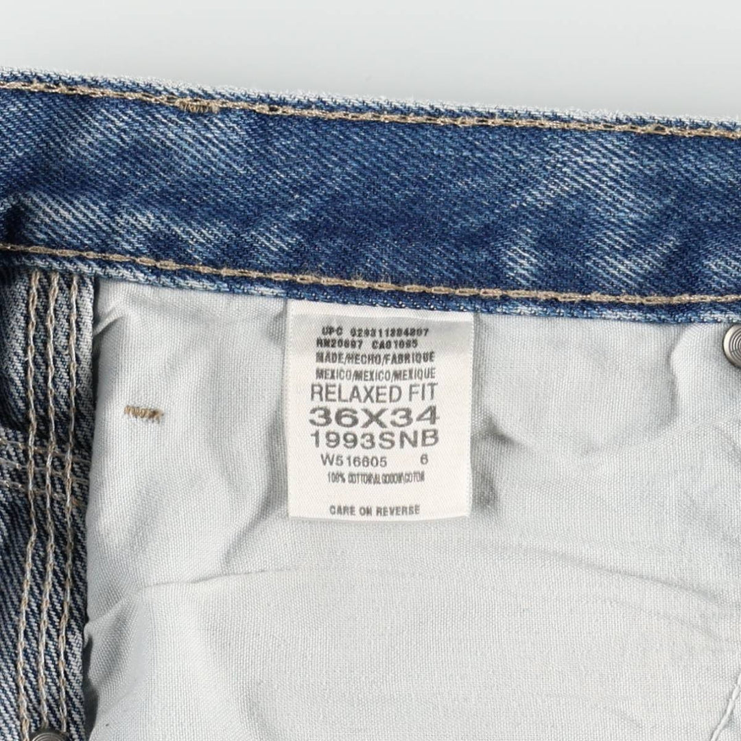 Dickies denim painter pants for men, equivalent to W35 cotton blue type Vintage Second Hand