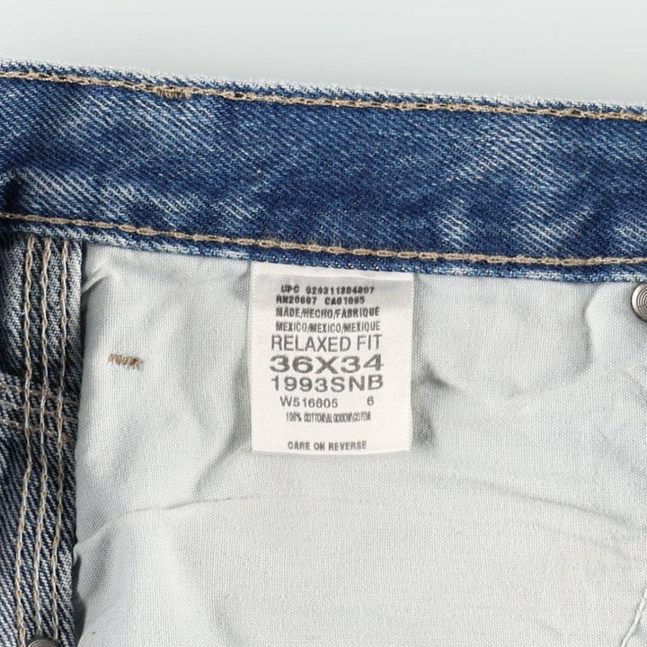 Dickies denim painter pants for men, equivalent to W35 cotton blue type Vintage Second Hand