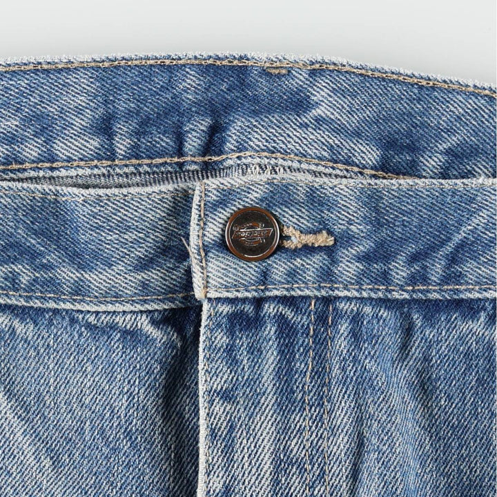 Dickies denim painter pants for men, equivalent to W35 cotton blue type Vintage Second Hand