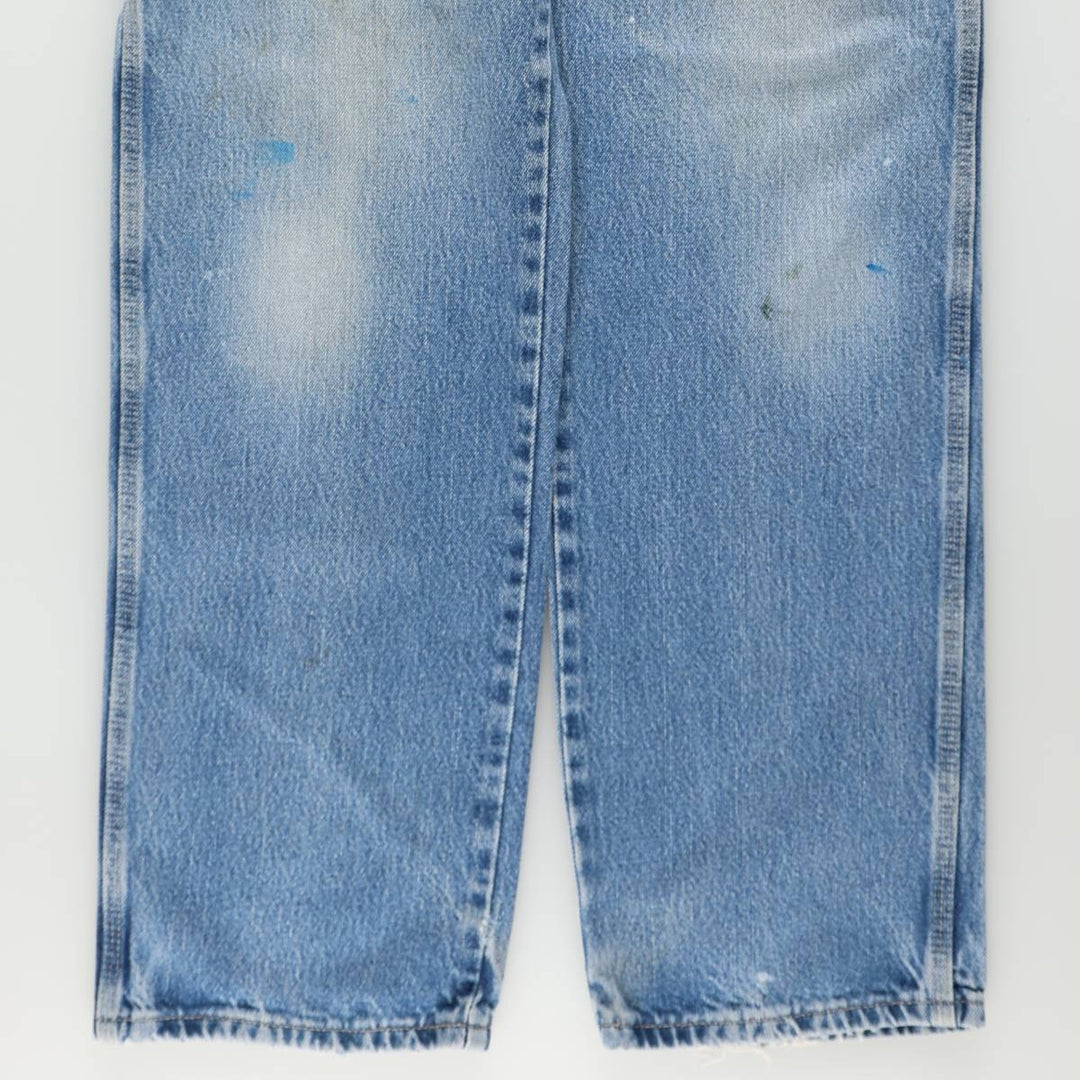 Dickies denim painter pants for men, equivalent to W35 cotton blue type Vintage Second Hand
