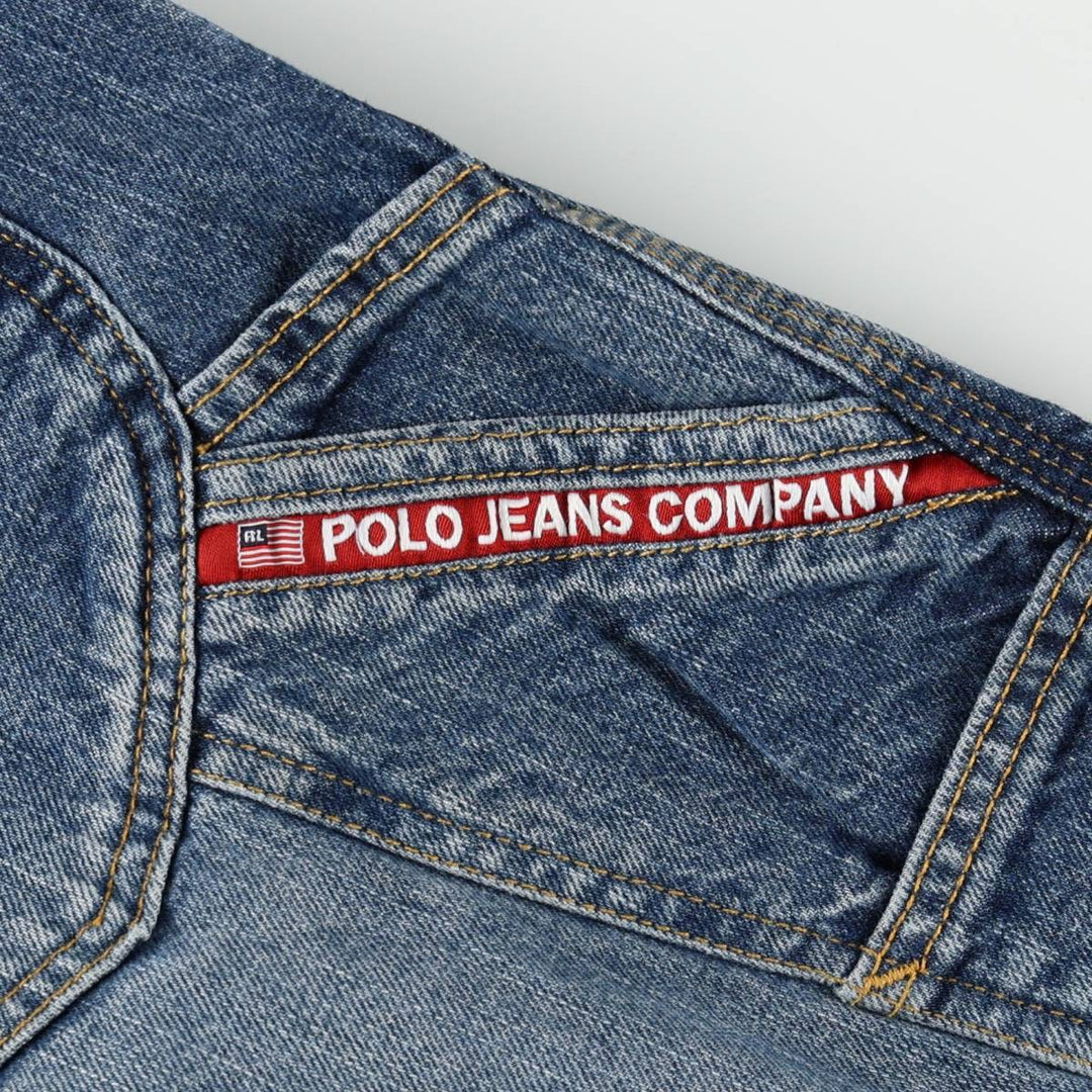 Ralph Lauren POLO JEANS COMPANY denim painter pants, men's size W37 (approx.) cotton blue type Vintage Second Hand