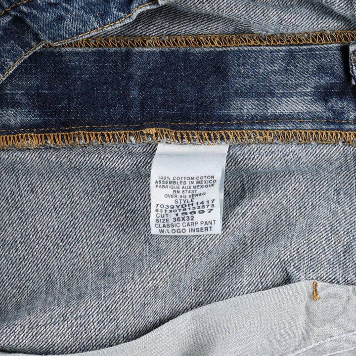 Ralph Lauren POLO JEANS COMPANY denim painter pants, men's size W37 (approx.) cotton blue type Vintage Second Hand