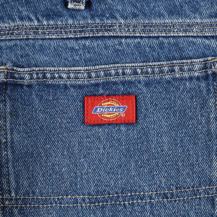 Dickies denim painter pants for men, equivalent to W37 cotton blue type Vintage Second Hand
