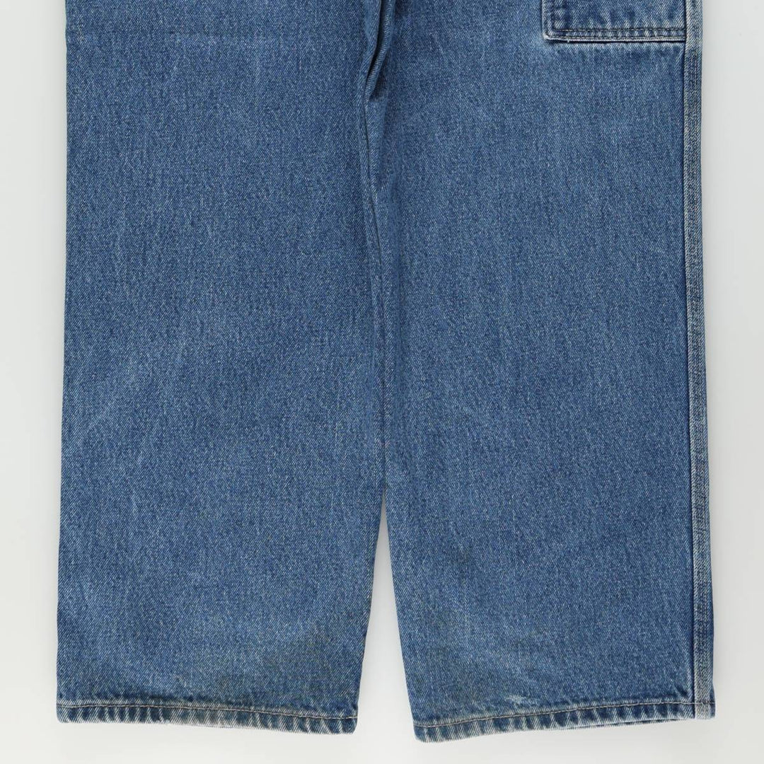 Dickies denim painter pants for men, equivalent to W37 cotton blue type Vintage Second Hand