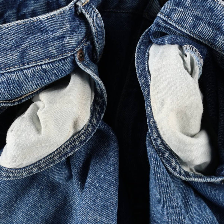 Dickies denim painter pants for men, equivalent to W37 cotton blue type Vintage Second Hand