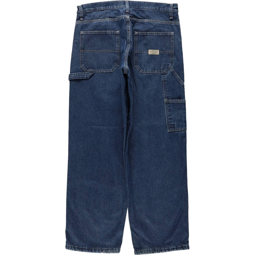 Wrangler Denim Painter Pants for Men, W34 equivalent cotton Indigo Vintage Second Hand