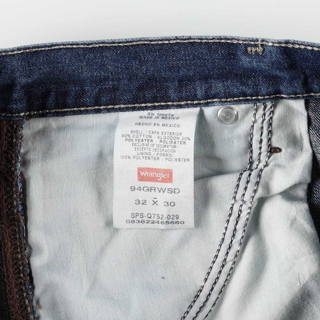 Wrangler Denim Painter Pants for Men, W34 equivalent cotton Indigo Vintage Second Hand