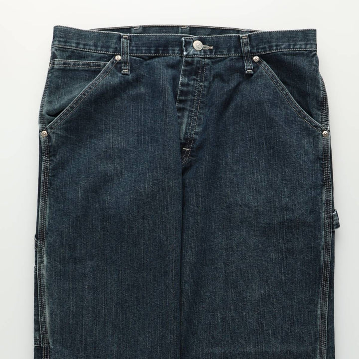 Wrangler Denim Painter Pants for Men, W34 equivalent cotton blue type Vintage Second Hand