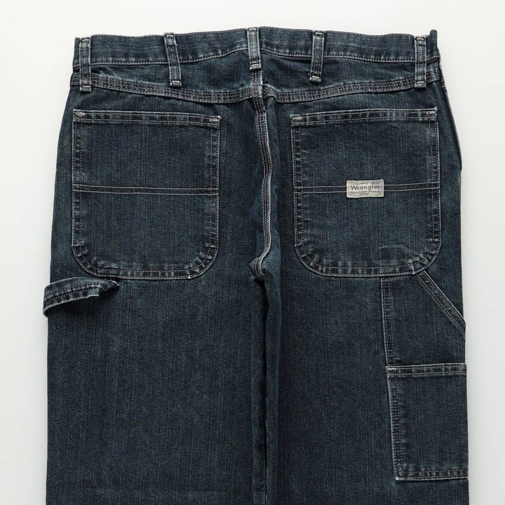 Wrangler Denim Painter Pants for Men, W34 equivalent cotton blue type Vintage Second Hand