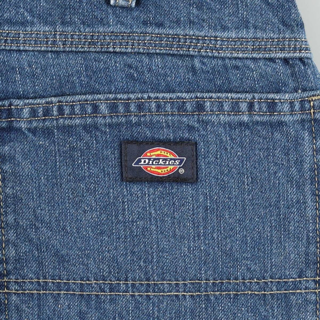 Dickies denim painter pants for men, equivalent to W32 cotton blue type Vintage Second Hand