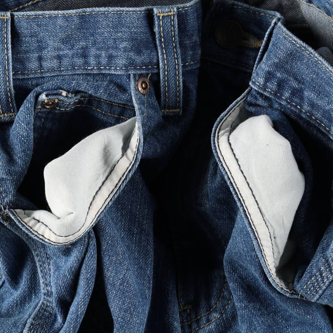 Dickies denim painter pants for men, equivalent to W32 cotton blue type Vintage Second Hand
