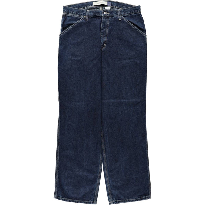 GAP Carpenter denim painter pants, men's size W36 (approx.) cotton Indigo Vintage Second Hand