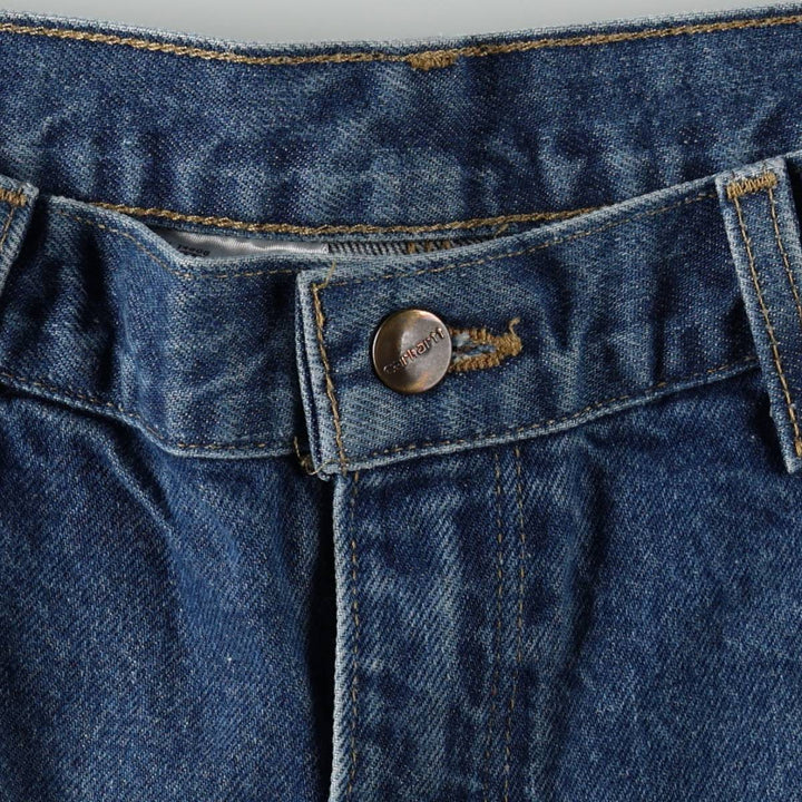 Carhartt Loose Original Fit Double Knee Denim Painter Pants, Men's Size W32 cotton blue type Vintage Second Hand