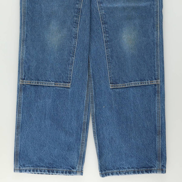 Carhartt Loose Original Fit Double Knee Denim Painter Pants, Men's Size W32 cotton blue type Vintage Second Hand